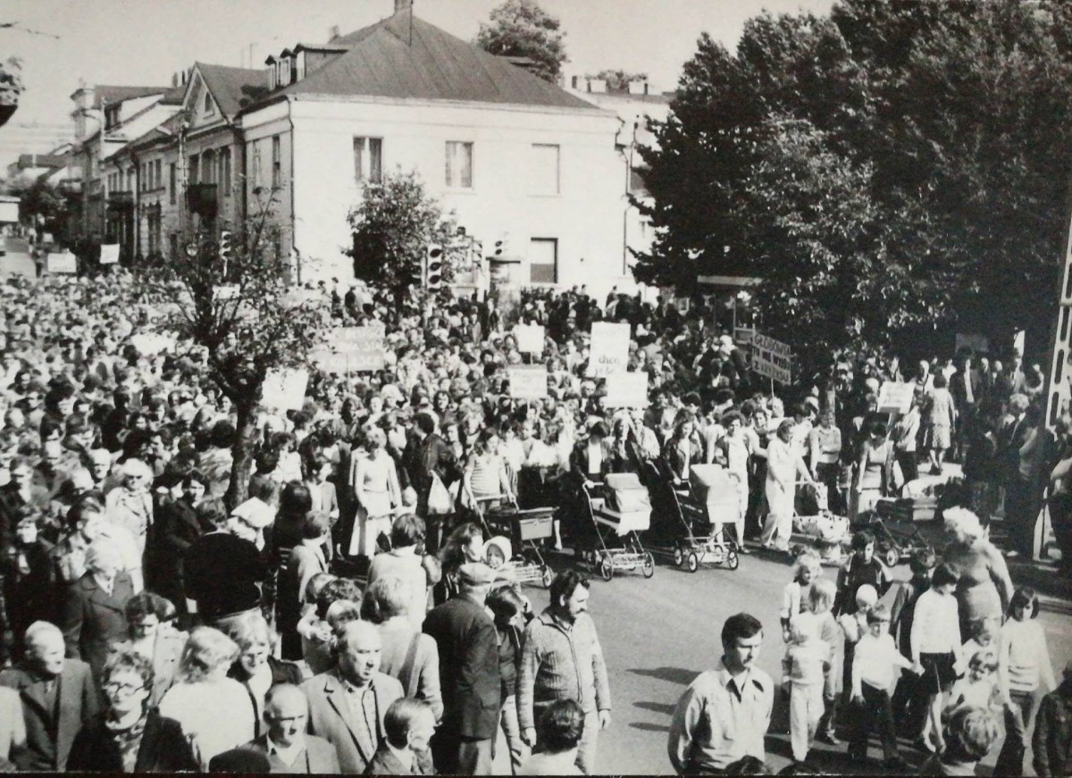 Uczestnicy Marszu Głodowego - fot. Muzeum Miasta Zgierza