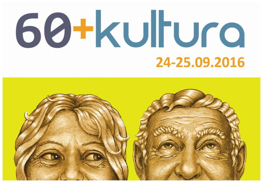 Logo kampanii "60 plus kultura"