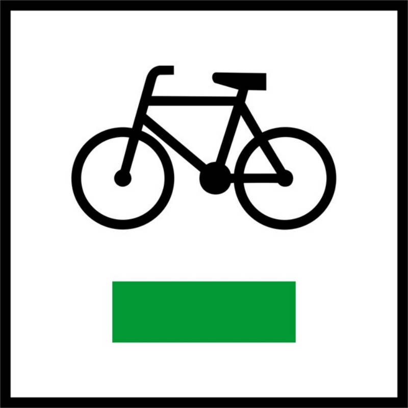 zielony szlak rowerowy