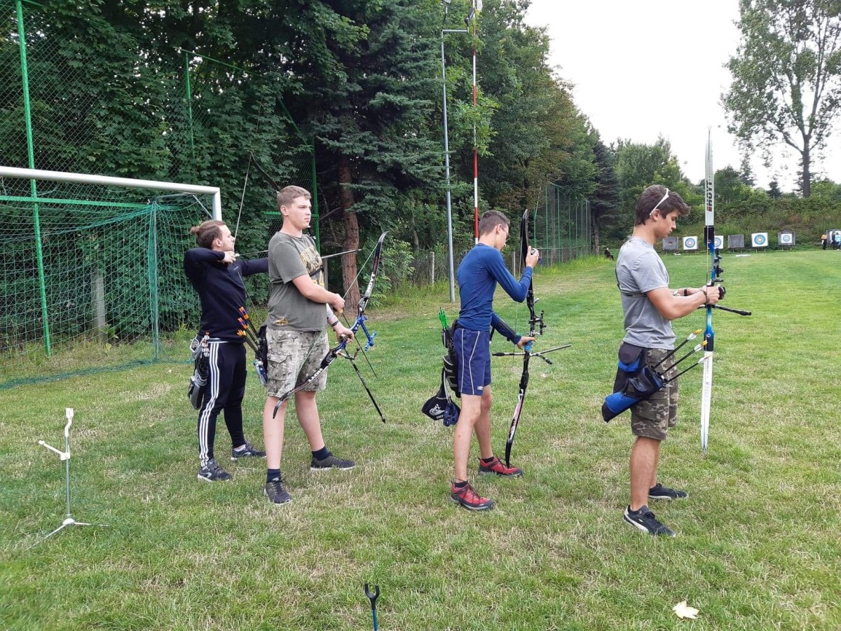 Uczestnicy obozu sportowego w Głuchołazach 2019