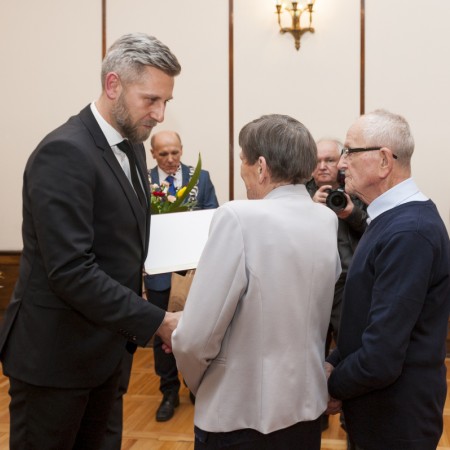 Prezydent Miasta Zgierza wręcza medale długoletnie pożycie małżeńskie - 30.01.2019 r.