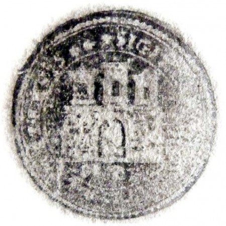 Historyczna pieczęć Zgierza z 1791 roku