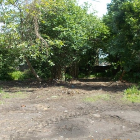 Zdjęcie uprzątniętego terenu przy ul. Długiej