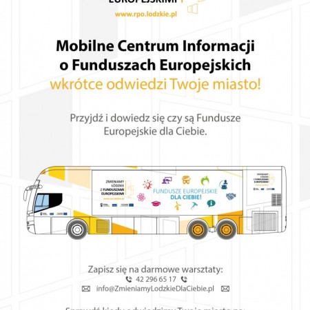 Mobilne Centrum Informacji o Funduszach Europejskich - plakat