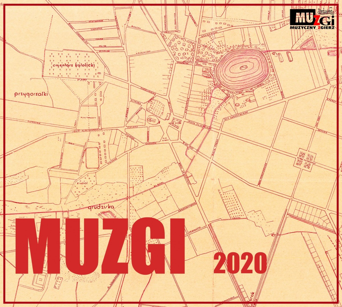 okładka płyty Muzyczny Zgierz - MuZgi 2020