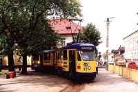 Pętla tramwajowa na pl. Kilińskiego lata 90-te XX w.