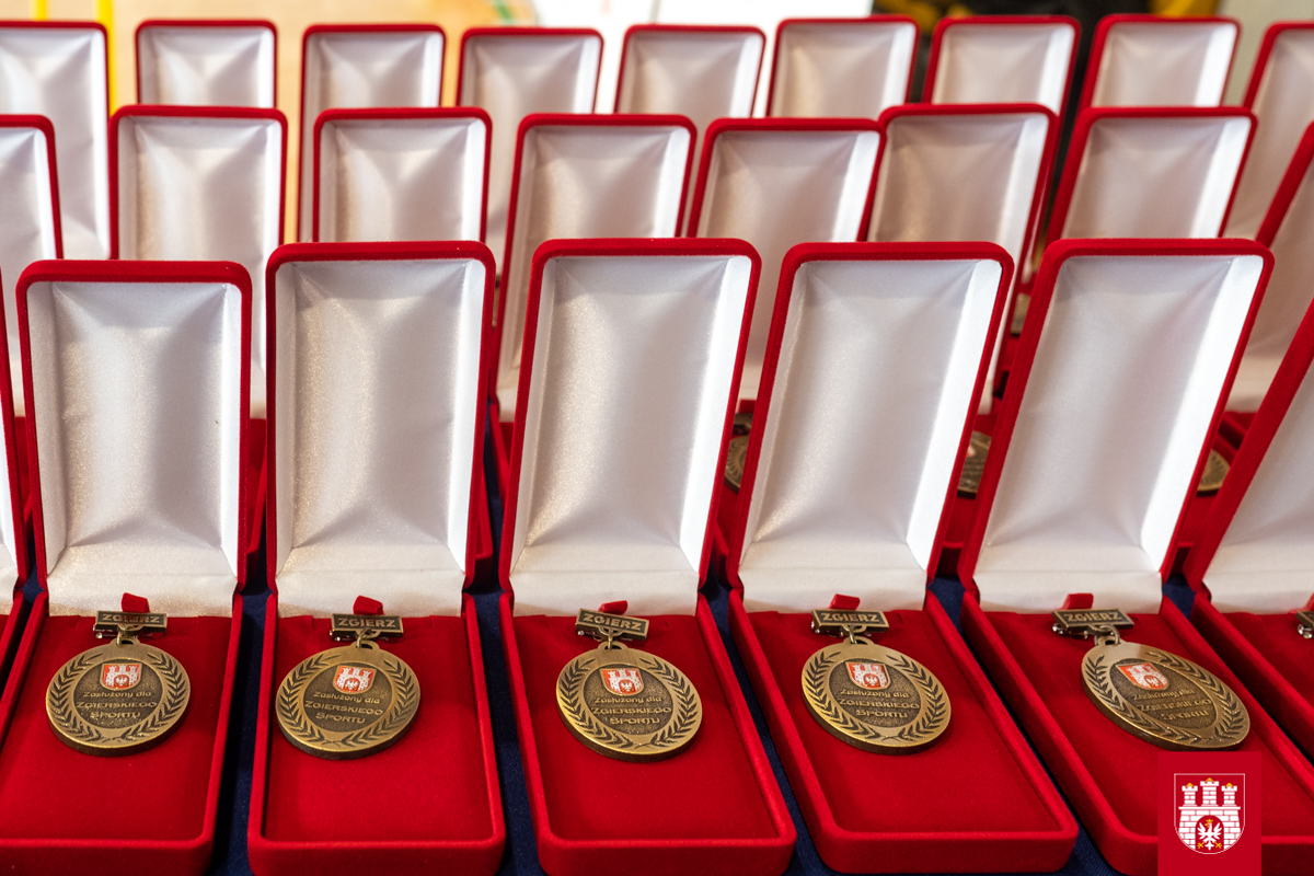 medale "Zasłużony dla Zgierskiego Sportu"