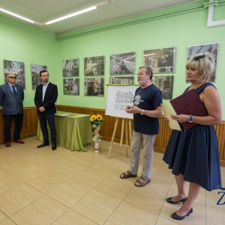 Uroczystość wręczenia nagarów laureatom konkursu graficznego na logo M-PBP im. B. Prusa