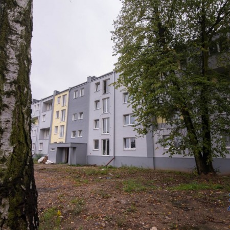 Blok mieszkalny przy ulicy Chemików  - stan inwestycji 06.09.2017 r.