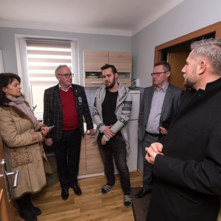 Spotkanie w wyremontowanym mieszkaniu