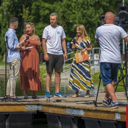 Nagrania do programu z Julią Szwajcer