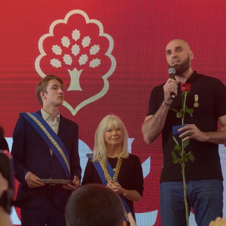 Order Uśmiechu dla Marcina Gortata