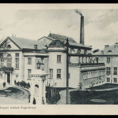 Budynek łaźni (lata 30. XX wieku) - fot. Muzeum Miasta Zgierza