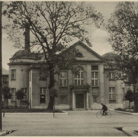 Budynek łaźni (okupacja niemiecka - lata 40. XX wieku)  - fot. Muzeum Miasta Zgierza