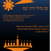 Plakat promujący koncert w Zgierzu