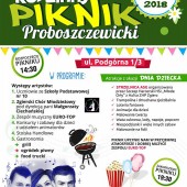 Plakat promujący piknik