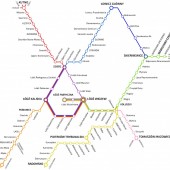 Mapa połączeń ŁKA