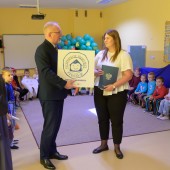 Wręczenie certyfikatu "Przedszkole promujące zdrowie" 