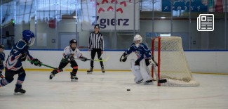 dzieci - minihokej na lodzie