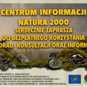 Plakat promujący Centrum Informacji Natura 2000
