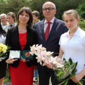 Klaudia Szembek uhonorowana medalem "Serce-Dziecku"