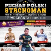 Plakat Pucharu Polski Strongman 2017