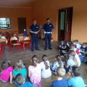 Spotkanie z dziećmi - fot. Komenda Powiatowa Policji w Zgierzu