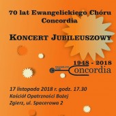 Plakat promujący koncert