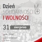Plakat promujący obchody Dnia Solidarności i Wolności