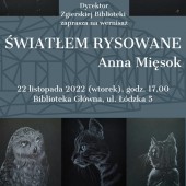 Plakat promujący wernisaż wystawy