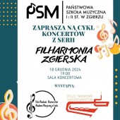 Plakat promujący koncert