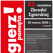 Plakat z programem wydarzeń