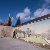 Mural u zbiegu ulic Łódzkiej i Krótkiej